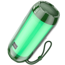 Колонка портативна BOROFONE BR25 Crazy sound LED Bluetooth FM темно зелений new