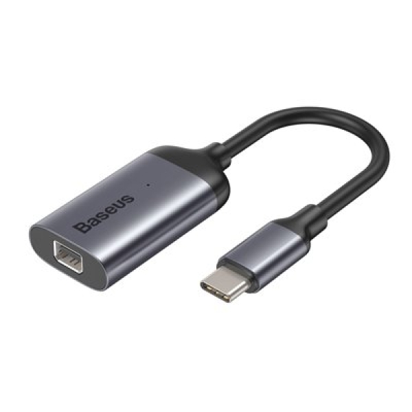 USB-хаб зовнішній 1 порт Mini DP Baseus Enjoyment Type-C 0.2 м сріблястий