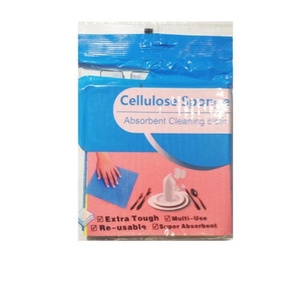 / Целюлозні губки TK Union Group для прибирання 3шт, 16*18см.