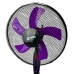 Вентилятор підлоговий BITEK BТ-1630BР діаметр 40 см чорний з фіолетовим
