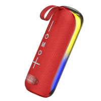 Колонка портативна BOROFONE BR44 Bluetooth LED FM червоний