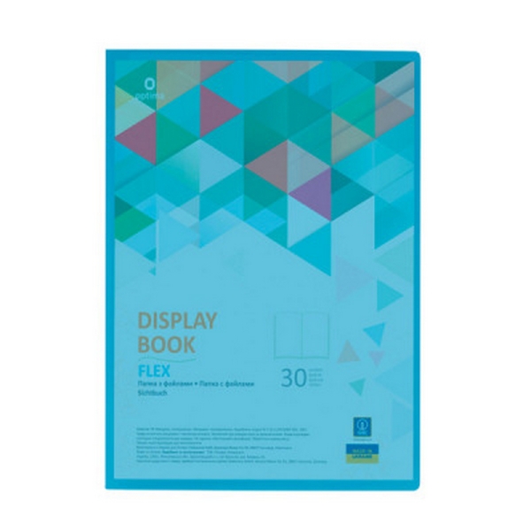 / Папка с файлами А4/30 "Optima" O32123-11 "Flex" гол.