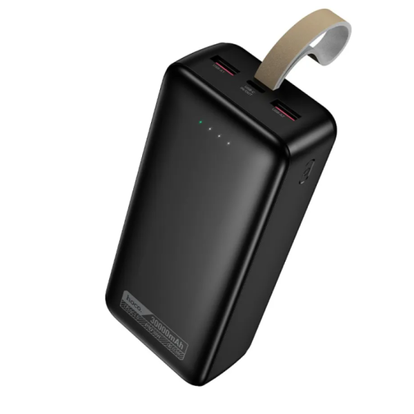 Універсальна мобільна батарея 30000 mAh Hoco DB130A Tridentis 30 W повербанк чорний