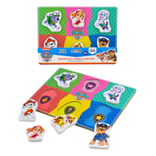 Дерев'яна іграшка KidsHits Paw Patrol арт. KH20/060 (24шт) пазли-вкладиші 30*22*1,5 см new