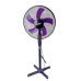 Вентилятор підлоговий BITEK BТ-1630BР діаметр 40 см чорний з фіолетовим