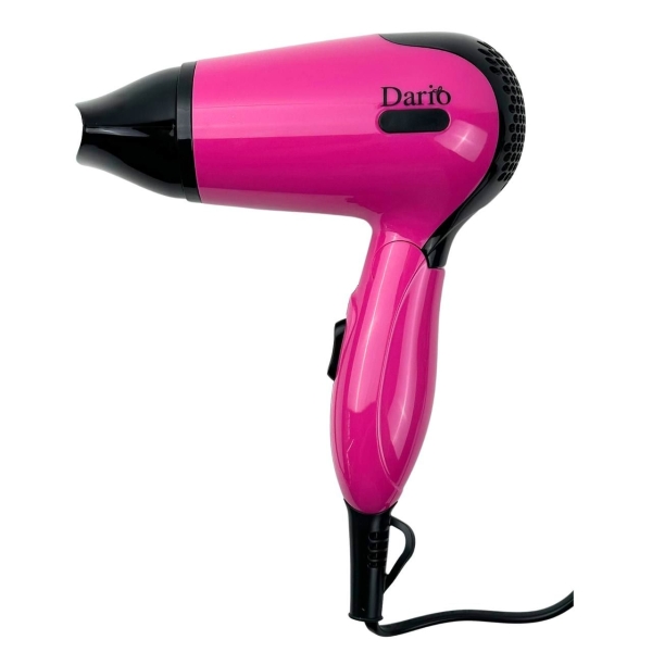 Фен дорожній Dario DHD9114 1400 Вт складана ручка рожевий