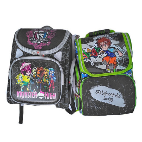 / Рюкзак дитячий, тканинна, шкільний, твердий каркас, кольоровий