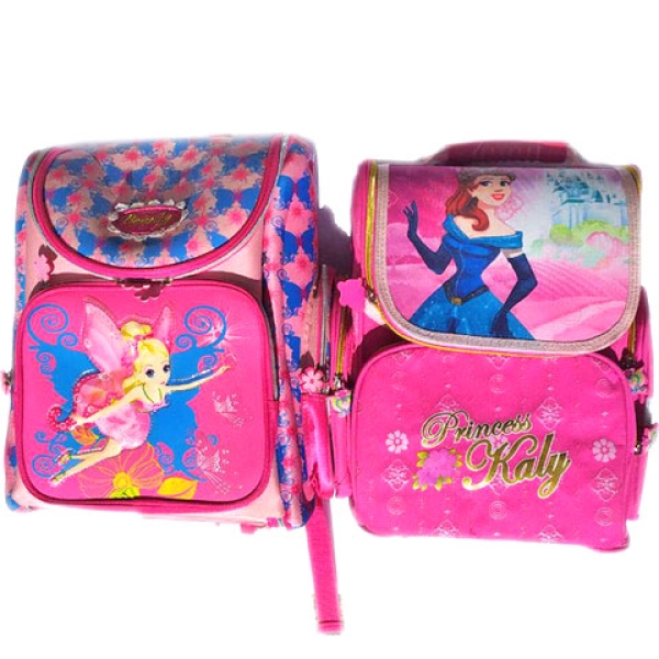 / Рюкзак дитячий, тканинна, шкільний, для дівчаток, рожевий