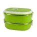 Ланч-бокс двосекційний металевий Empire EM1517 салатовий
