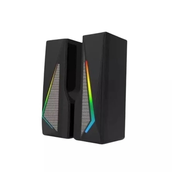 Комп’ютерні колонки JEDEL S-550 LED USB+AUX 3W×2 Black new