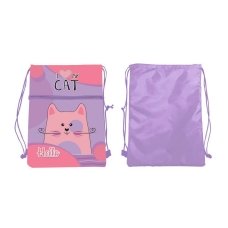 / Сумка Willi My cat, дитяча, тканинна, для взуття, фіолетова