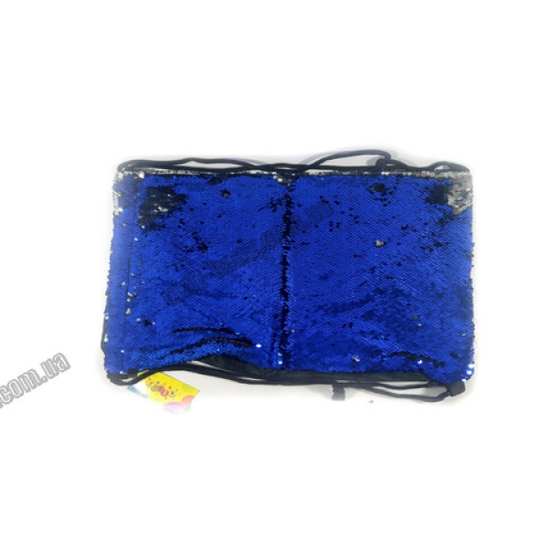 / Сумка дитяча, тканинна, з паєтками, синій