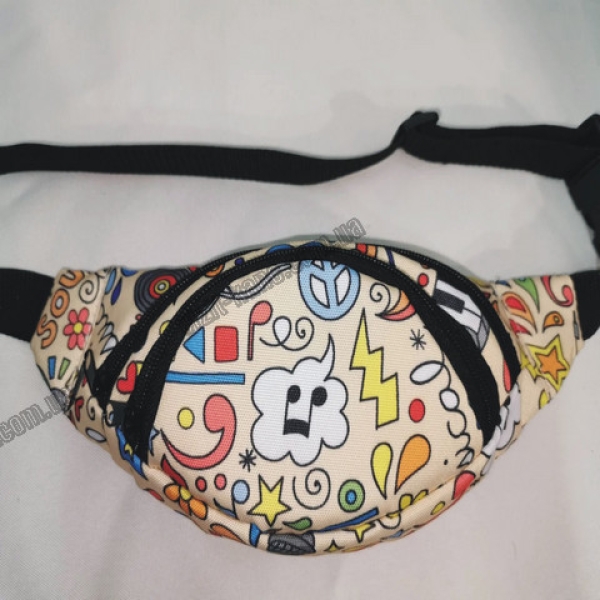 / Сумка дитяча, тканинна, спортивна, на пояс, кольорова