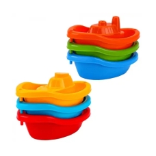Набір іграшок для купання Кораблики Technok Toys 7686 6 предметів різнобарвний
