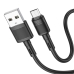 Кабель USB/micro-USB 1 м HOCO X83 2.4 А чорний Кабель USB/micro-USB 1 м HOCO X83 2.4 А чорний