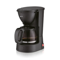 Кавоварка крапельна BITEK BT-100 2800 Вт 1 л з кавником чорний