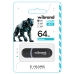 Флеш пам'ять USB 64 GВ Wibrand Panther USB 2.0 чорний Флеш пам'ять USB 64 GВ Wibrand Panther USB 2.0 чорний