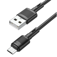 Кабель USB/micro-USB 1 м HOCO X83 2.4 А чорний