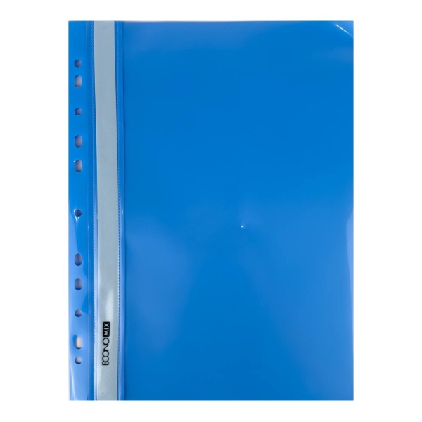 Папка-швидкозшивач А4 Economix E31510-82 з перфорацією пластик блакитний
