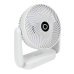 Вентилятор настільний A8802 з підсвіткою діаметр 12 см білий
