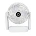 Вентилятор настільний A8802 з підсвіткою діаметр 12 см білий