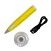 3D ручка AK-0011 пластик трафарети жовтий