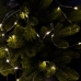 Світлодіодна гірлянда-нитка зелений дріт 600 LED Роса D-Top-4 USB на котушці з пультом крапля 20 м теплий білий