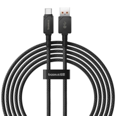 Кабель USB/Type-C 2 м Baseus Unbreakble 100 Вт чорний