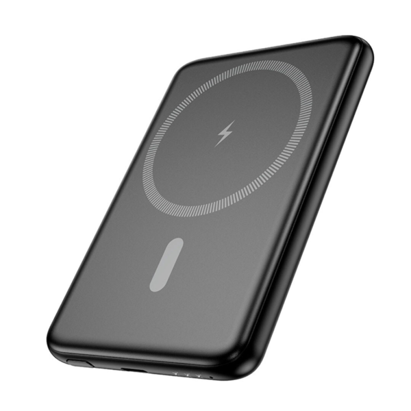 Універсальна мобільна батарея 5000 mAh Hoco J140A Tony Magnetic 20 W повербанк чорний