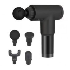 Масажер портативний Fascial Gun RF-321 перкусійний чорний