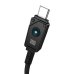 Кабель USB/Type-C 2 м Baseus Unbreakble 100 Вт чорний