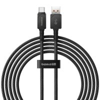 Кабель USB/Type-C 2 м Baseus Unbreakble 100 Вт чорний Кабель USB/Type-C 2 м Baseus Unbreakble 100 Вт чорний