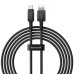 Кабель USB/Type-C 2 м Baseus Unbreakble 100 Вт чорний