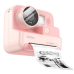 Дитячий цифровий фотоапарат HOCO DV200 з друком фотографій рожевий