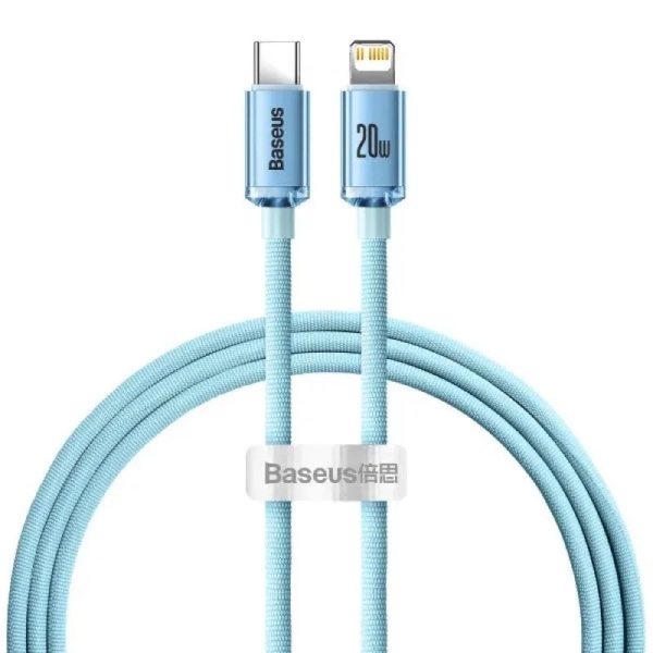 Кабель Baseus Gem Fast-Charging Data Cable USB-C to iP 20W 2m Galaxy Blue new