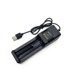 Зарядний пристрій USB 1х10440-26650 MS-5D81X 1000 mA 4.2 В чорний