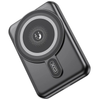 Універсальна мобільна батарея 10000 mAh XO PR264 Magnetic 20 W повербанк чорний
