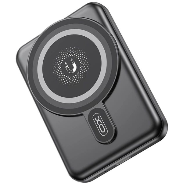 Універсальна мобільна батарея 10000 mAh XO PR264 Magnetic 20 W повербанк чорний