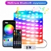 Світлодіодна гірлянда-нитка вулична прозорий дріт 50 LED Smart App Control Bluetooth USB крапля 5 м мульти