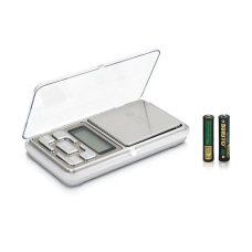 Ваги ювелірні електронні до 200 г BITEK BT-1724 точність 0.01 г сріблястий