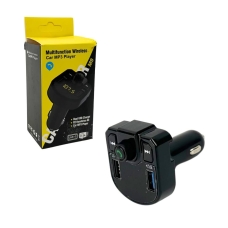 FM-трансмітер модулятор M9 90816 Bluetooth USB з дисплеєм чорний