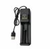 Зарядний пристрій USB 1х10440-26650 MS-5D81X 1000 mA 4.2 В чорний