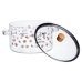 Каструля термостійке скло Lucky Goodmorning з кришкою 3.5 л прозорий