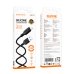 Кабель USB/Apple Lightning 1 м BOROFONE BX113 Lenny 2.4 А чорний