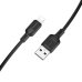 Кабель USB/Apple Lightning 1 м BOROFONE BX113 Lenny 2.4 А чорний