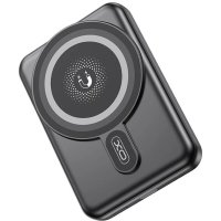 Універсальна мобільна батарея 10000 mAh XO PR264 Magnetic 20 W повербанк чорний