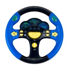 Інтерактивна іграшка Кермо Limo Toy 7044 зі звуковими та світловими ефектами 25 см синій з чорним