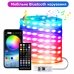 Світлодіодна гірлянда-нитка вулична прозорий дріт 50 LED Smart App Control Bluetooth USB крапля 5 м мульти