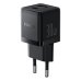 Зарядний пристрій з кабелем Type-C+USB/Type-C 1 м Baseus Palm Fast Charger 30 W 12 V 2.5 А чорний