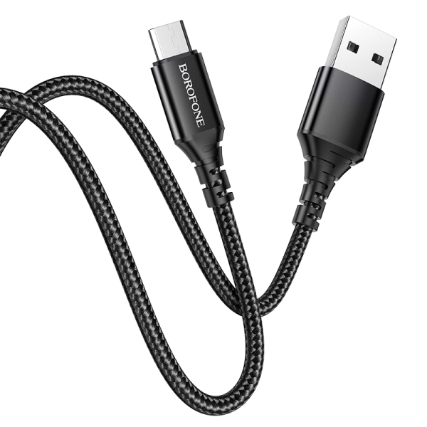 Кабель USB/micro-USB 1 м BOROFONE BX54 Ultra Bright 2.4 A чорний